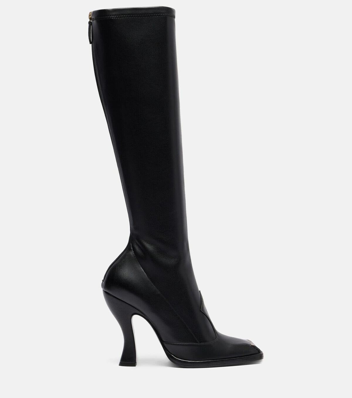 Etro Studded leather knee-high boots