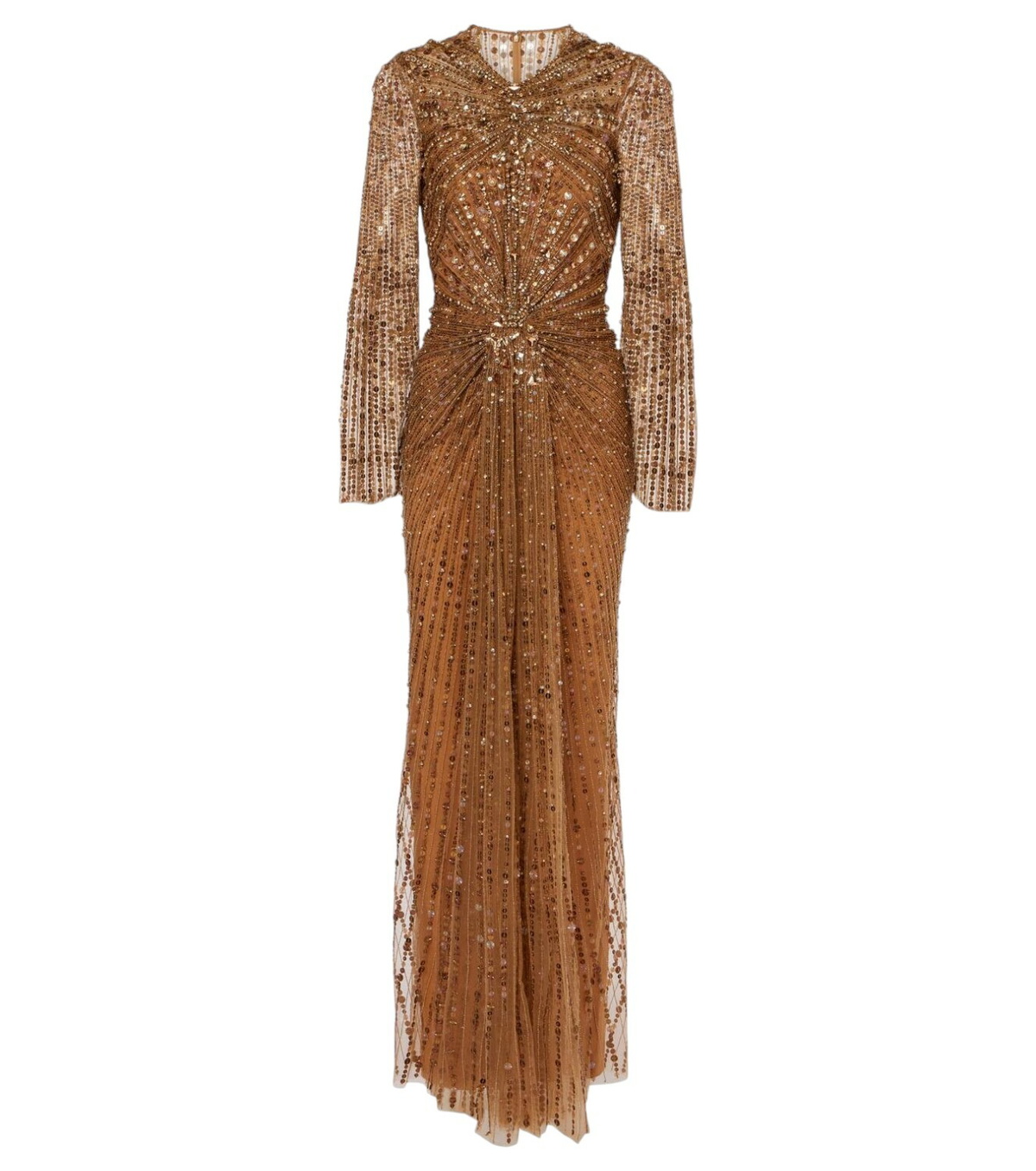 Jenny Packham Sunday embellished crêpe gown Jenny Packham