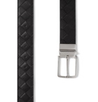 BOTTEGA VENETA - 4cm Reversible Intrecciato Leather Belt - Black