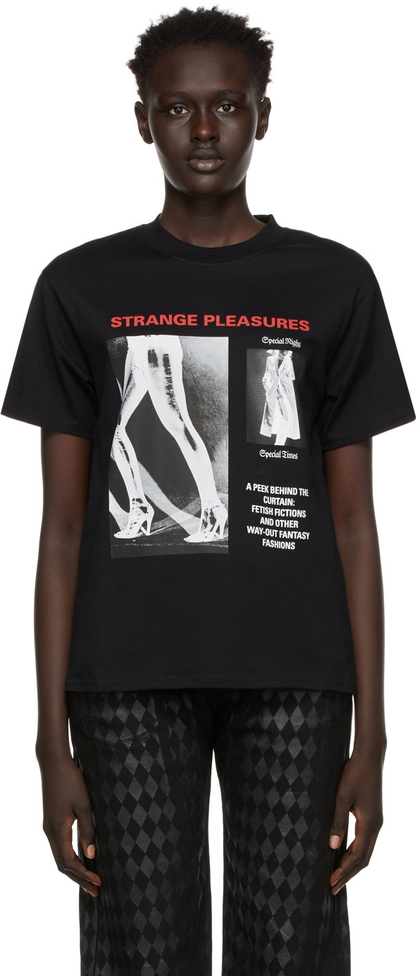 Kwaidan Editions Black Strange Pleasures T-Shirt Kwaidan Editions