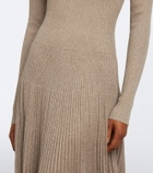Ralph Lauren Collection Knitted pleated maxi dress