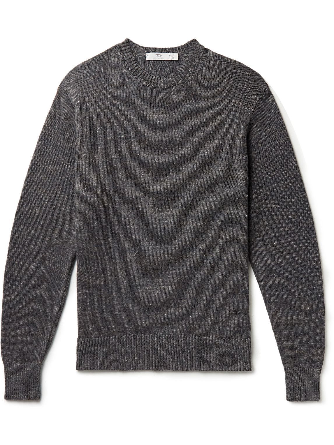 Inis Meáin - Linen Sweater - Gray Inis Meáin