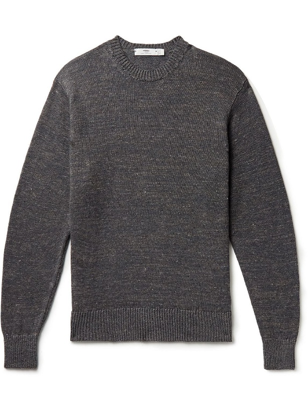 Photo: Inis Meáin - Linen Sweater - Gray