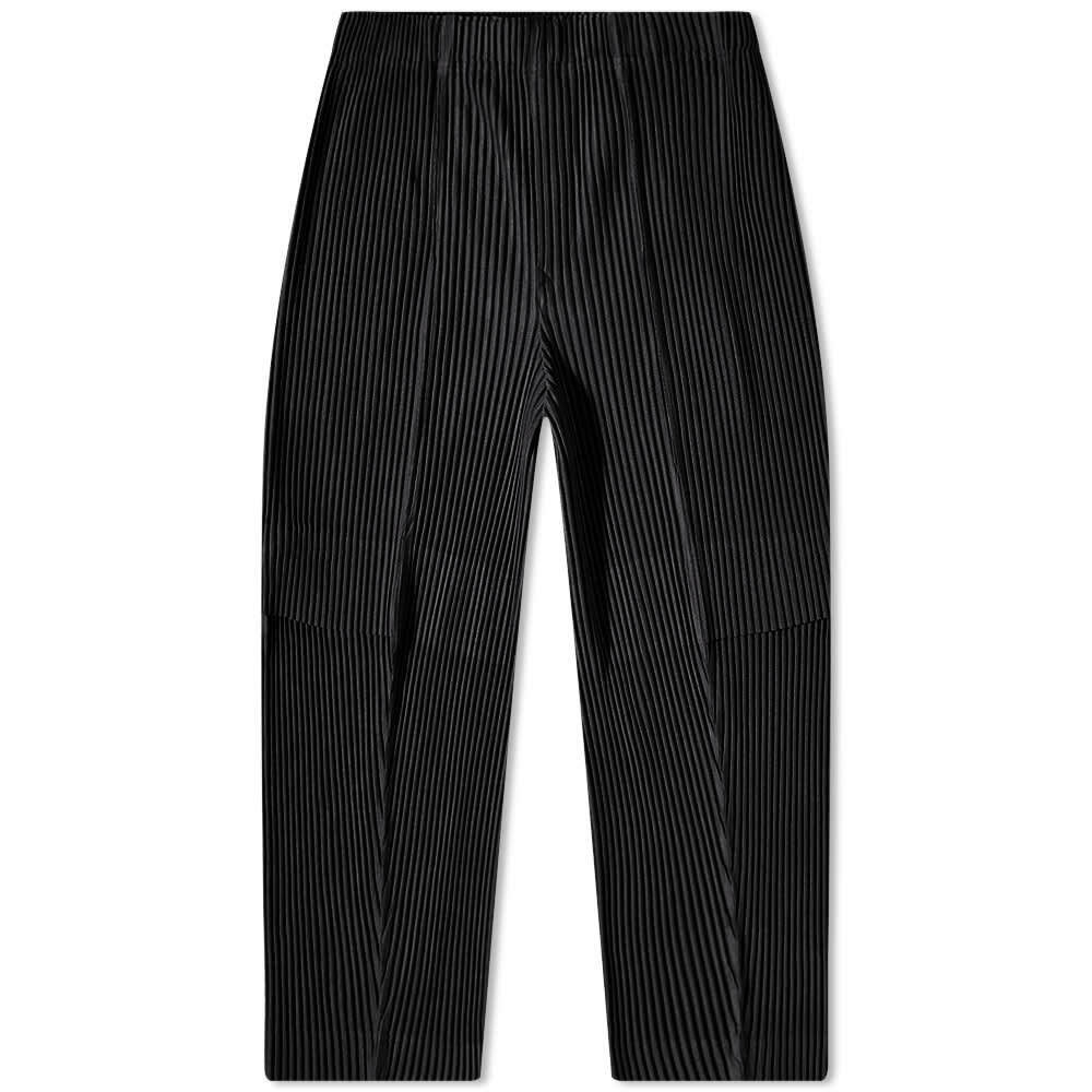 Homme Plissé Issey Miyake Men's Cargo Pleated Pant in Coke Grey