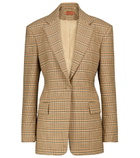Altuzarra - MacGuffin checked wool and cotton-blend blazer