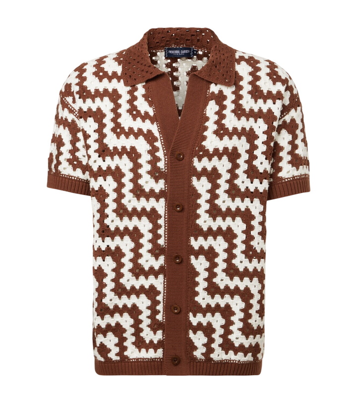 Photo: Frescobol Carioca Pinto crochet cotton cardigan