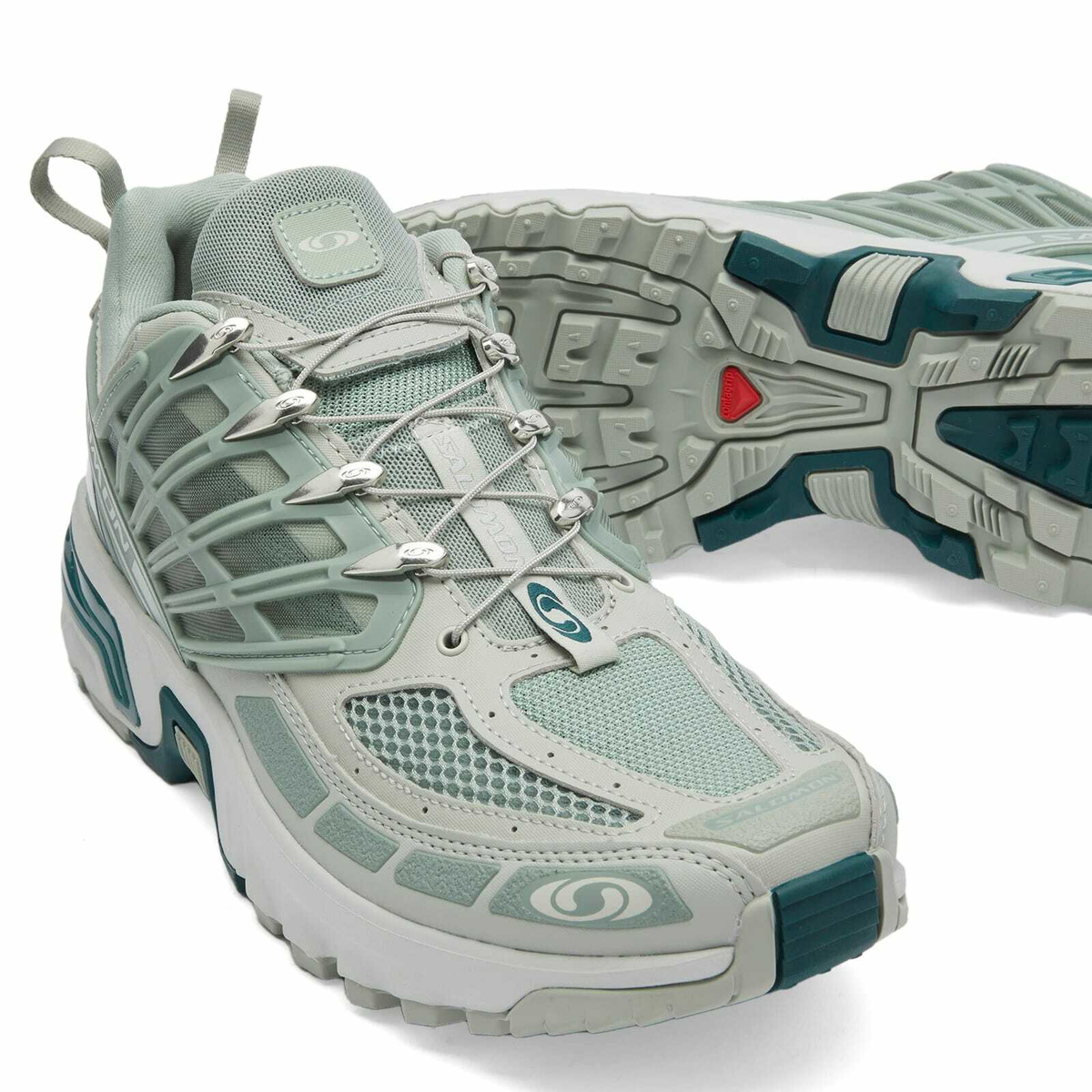Salomon Men's Acs Pro in Green Milieu/Metal/Sea Moss Salomon