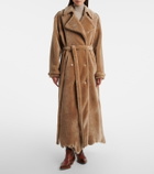 Gabriela Hearst Tellus double-breasted shearling coat