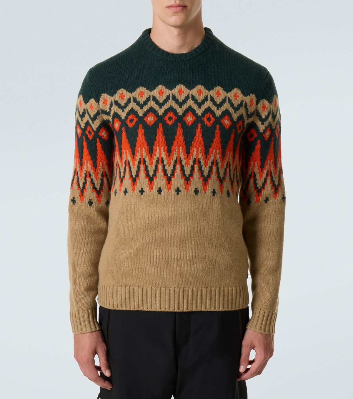 Bogner Ron Fair Isle cashmere sweater