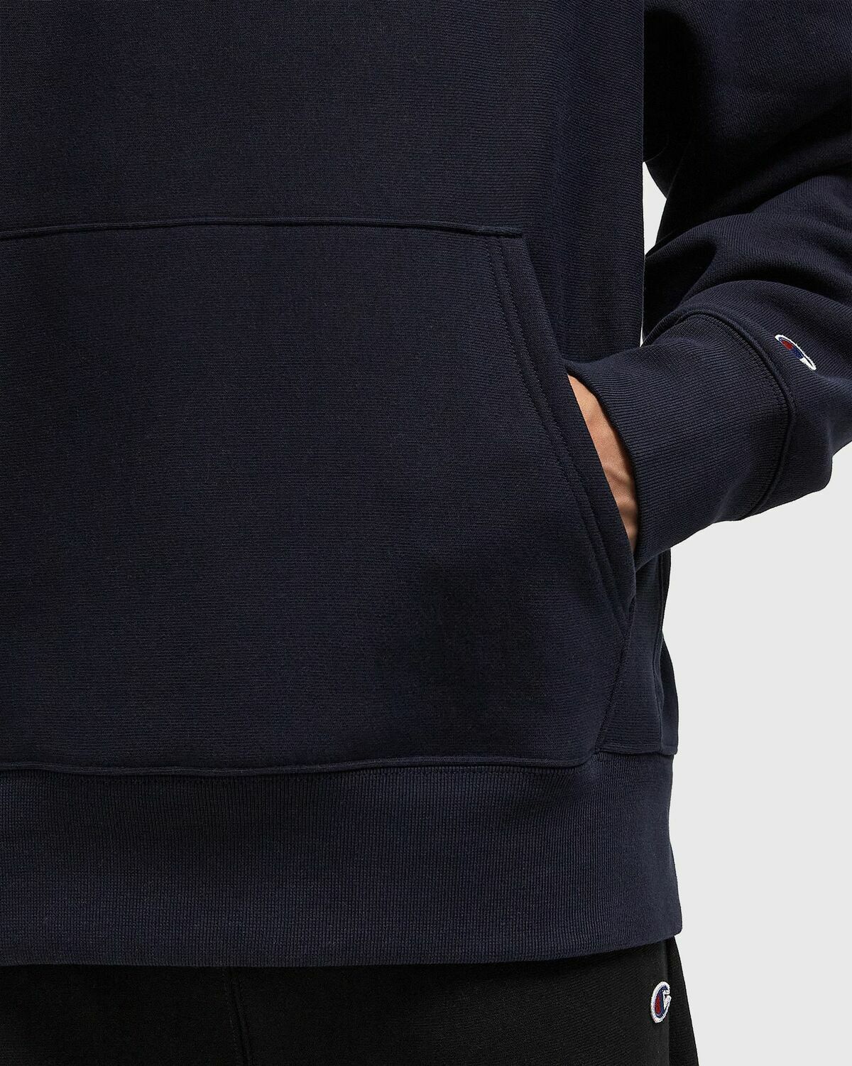 CHAMPION Hooded Sweatshirt Blue Mens Hoody