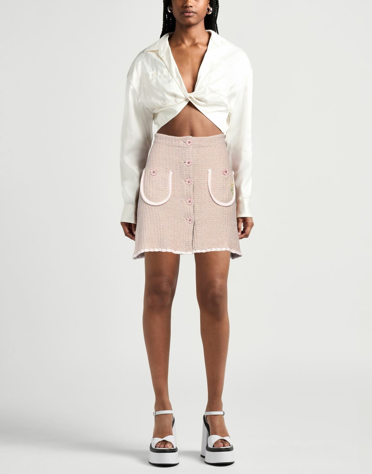 Cormio Womens Mini skirt Blush