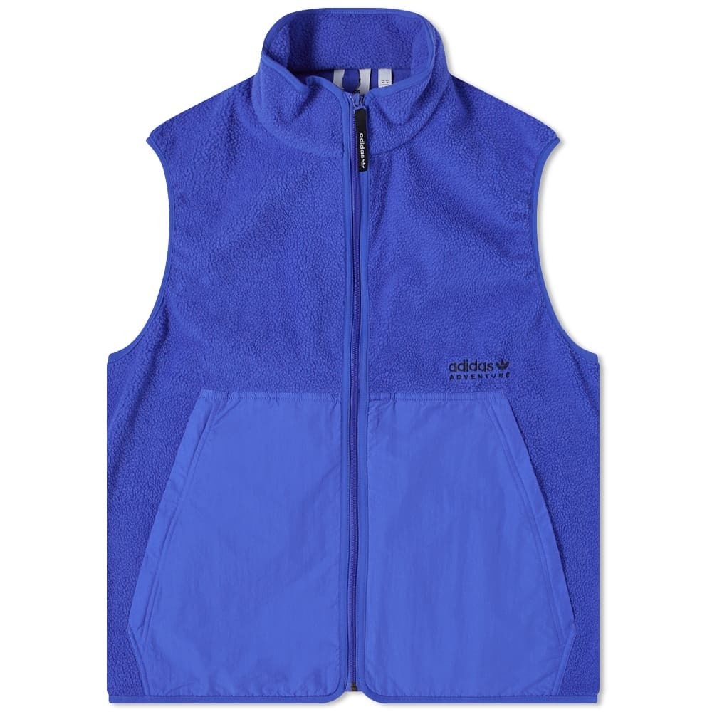 Photo: Adidas Men's Adventure Fleece Vest in Sonic Ink