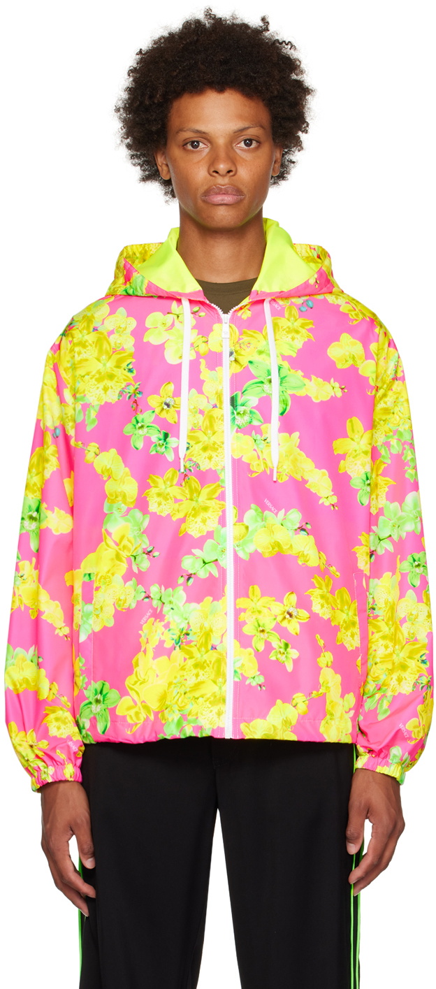 Photo: Versace Pink & Yellow Floral Jacket