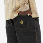 Pass~Port Men's Workers Club Denim Short in Washed Black