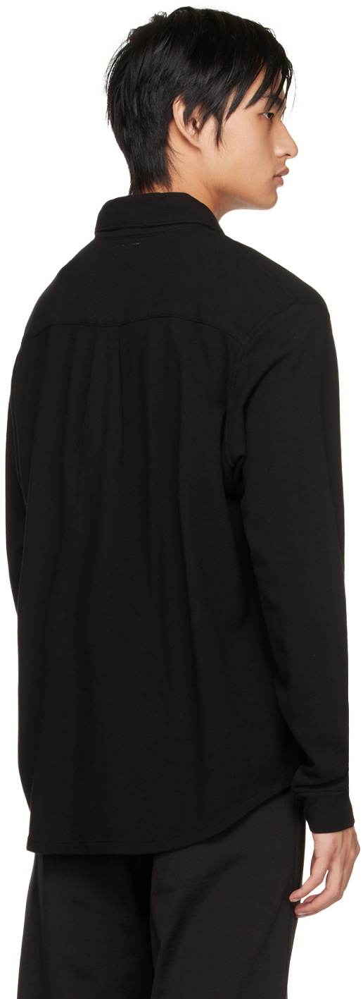 Lady White Co. Black Spread Collar Shirt