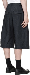 SAGE NATION Navy Stripe Shorts