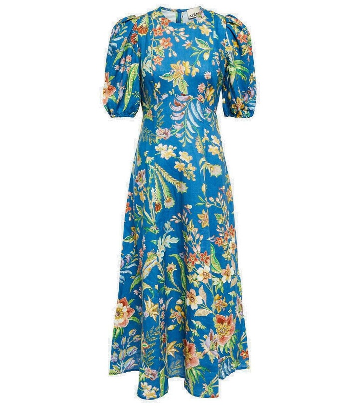 Photo: Alémais June floral linen midi dress