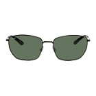 Ray-Ban Black and Green RB3653 Sunglasses