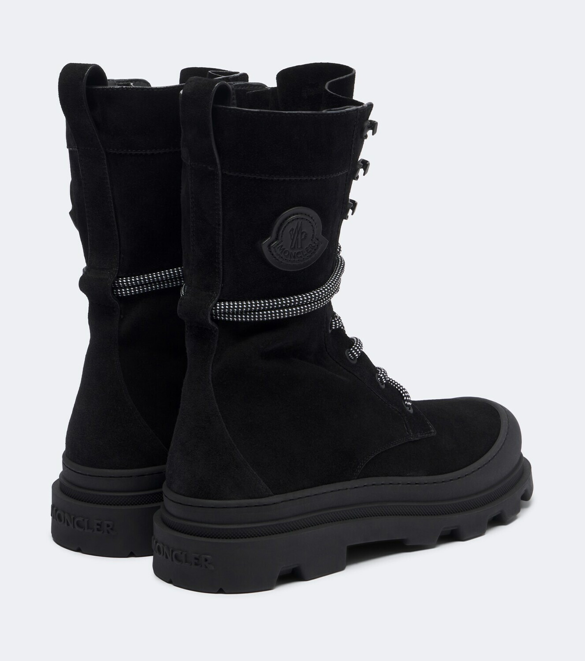 Moncler Vera suede lace-up boots