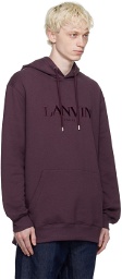 Lanvin Purple Oversized Hoodie