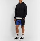 Rhude - Color-Block Logo-Print Shell Shorts - Black