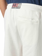 MC2 Saint Barth Man White Cotton Bermuda