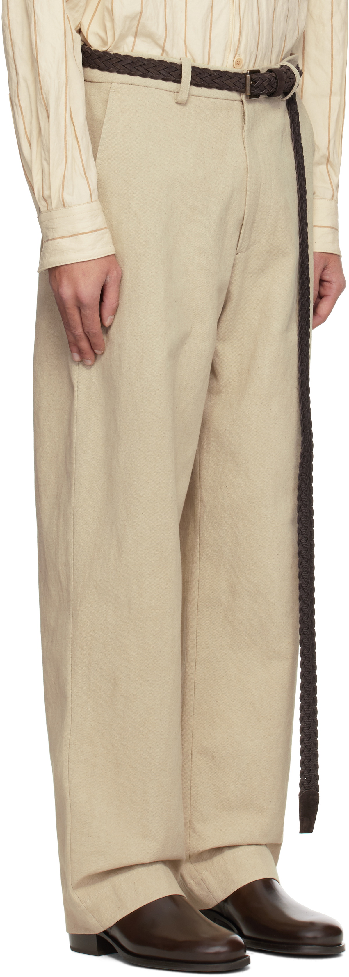 colbo Beige Chinos Trousers
