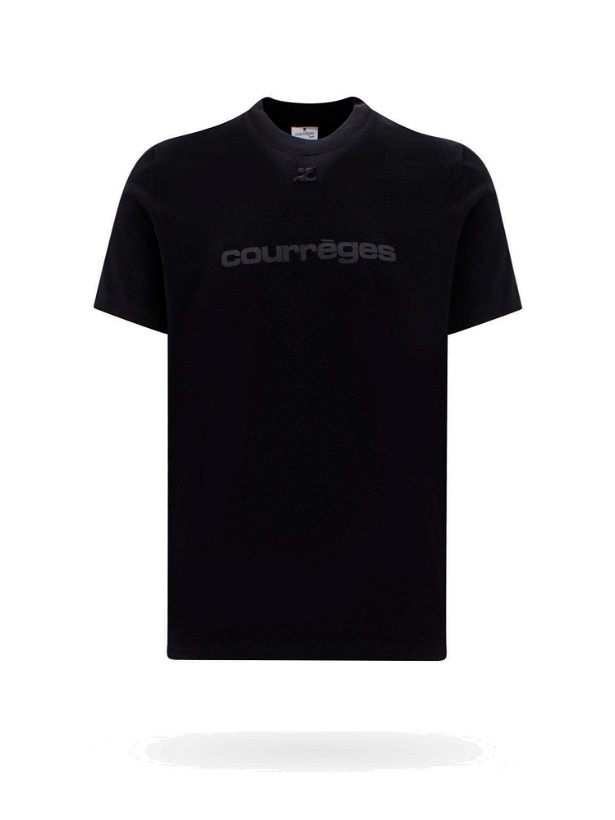Photo: Courreges T Shirt Black   Mens