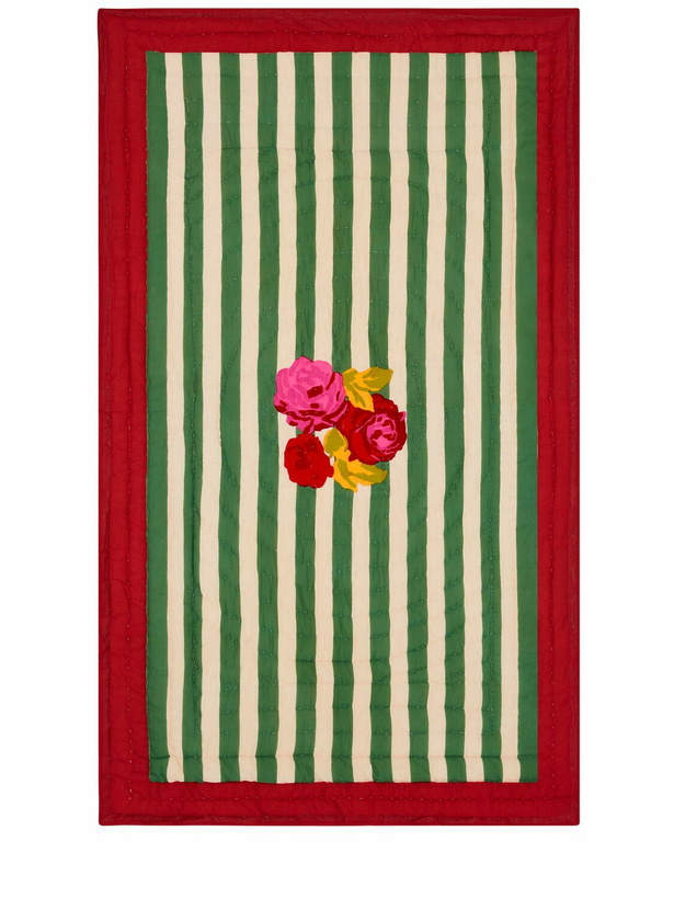 Photo: LISA CORTI Nizam Stripes Green Junior Quilt