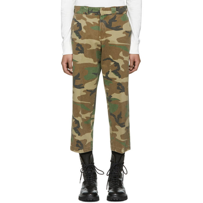 Photo: R13 Multicolor Camo Slouch Trousers 