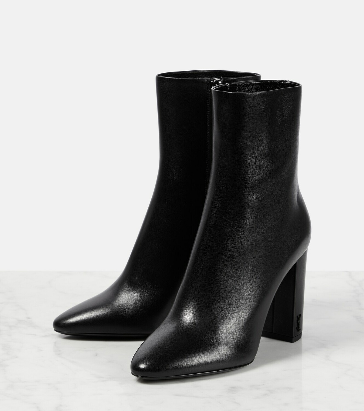 Saint Laurent Lou leather ankle boots