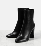 Saint Laurent Lou leather ankle boots