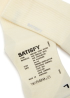 Satisfy Merino Nylon Tube Socks Off White