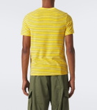 Loewe Striped cotton-blend terry T-shirt