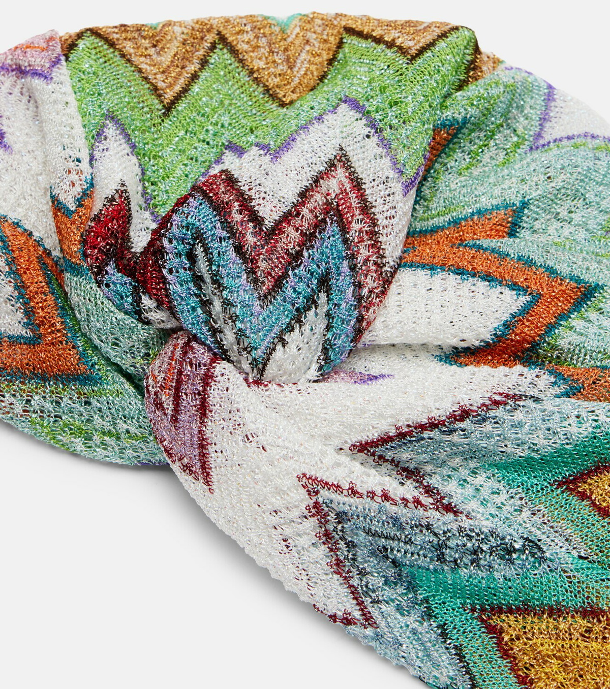 Missoni Zigzag lamé headband