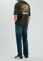 Amiri Jazz Hideaway Logo-print Cotton T-shirt Black