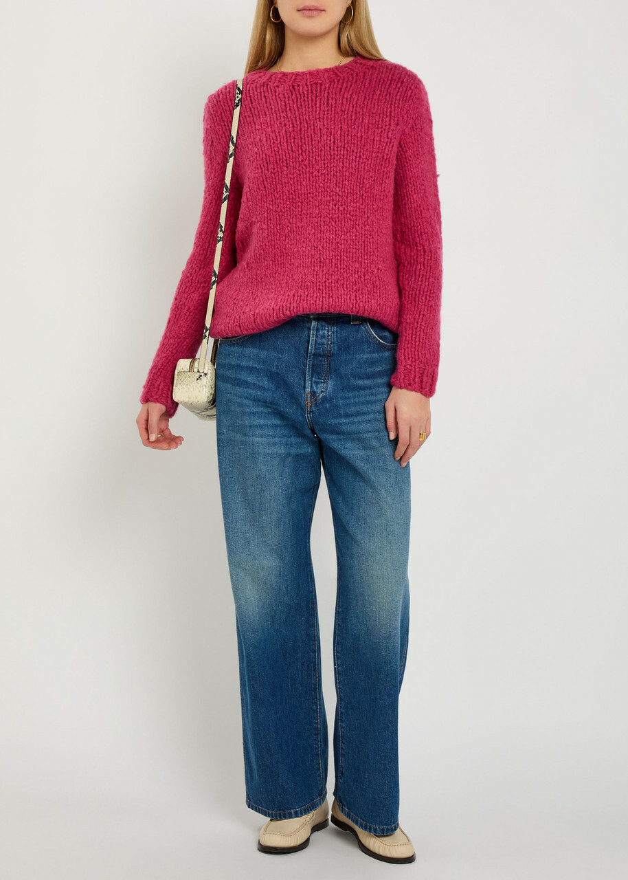 Gabriela Hearst Lawrence Cashmere Jumper Pink
