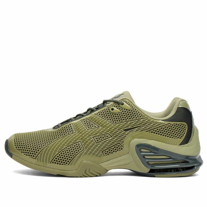 Photo: Asics Men's Novalis Gel-Teremoa II Sneaker in Mosstone/Deep Forest