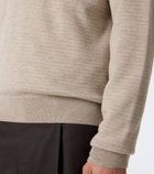Frescobol Carioca Heitor wool half-zip sweater