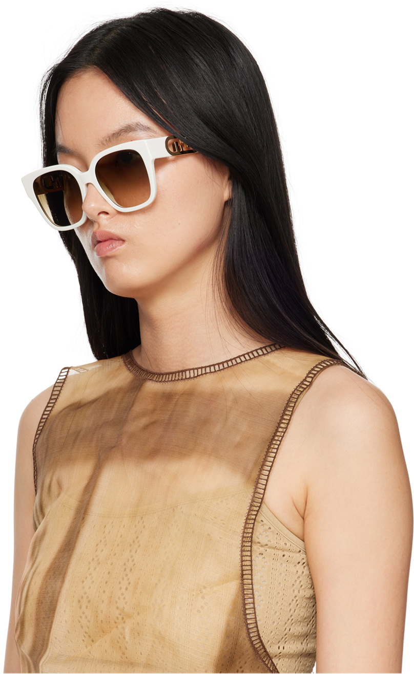 O'Lock - White acetate sunglasses