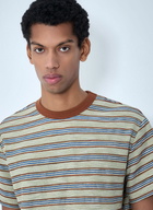 Brain Dead Striped Crewneck T-Shirt