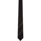 Givenchy Black Diagonal Stripe Tie