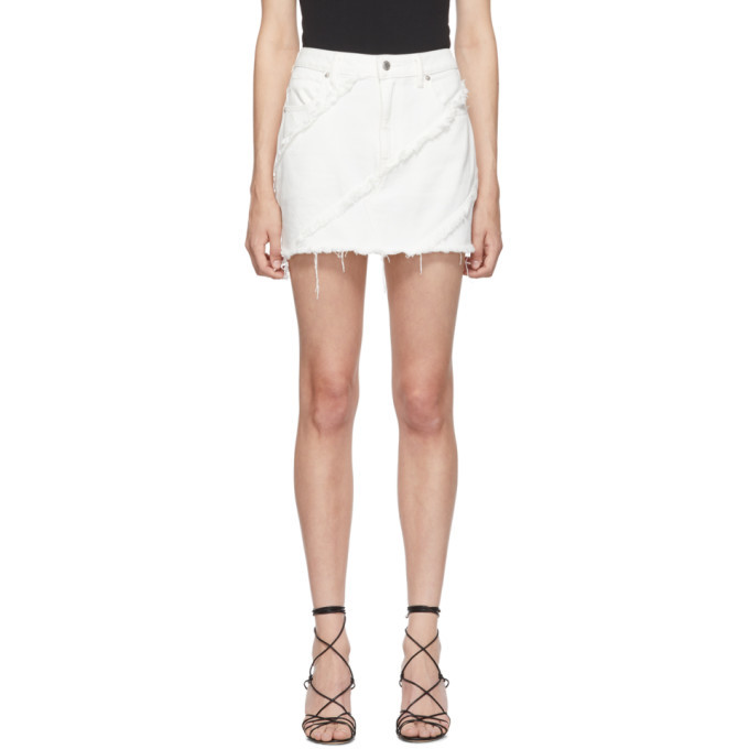 Alexander wang white outlet skirt