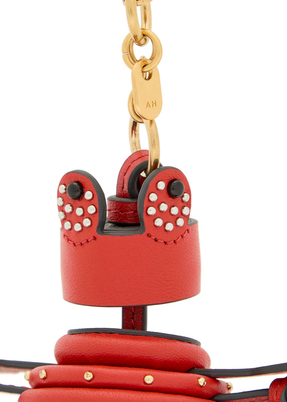 Anya Hindmarch Crab Leather Charm - Red - One Size