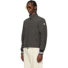 Moncler Gray Prieure Reversible Down Bomber Jacket