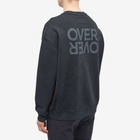 Over Over Men's Easy Crew Sweat in Black