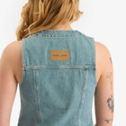 Samsøe Samsøe Women's Sabeth Denim Vest in Caribbean Blue
