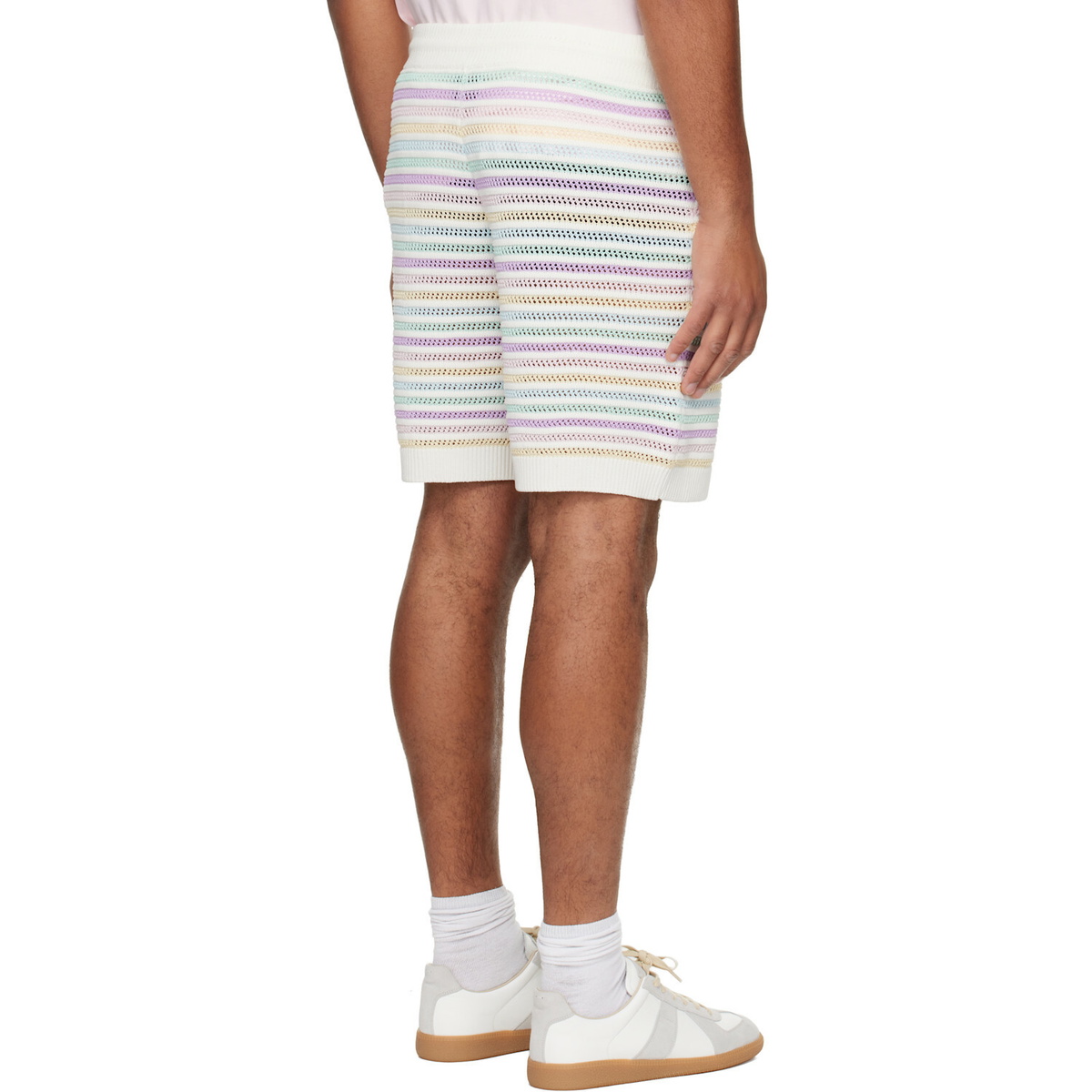 Casablanca Multicolor Crochet Shorts