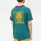 Rapha x Brain Dead Technical T-Shirt in June Bug/Purple Pennant