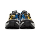 Salomon Grey and Blue XA-Pro Fusion Advanced Sneakers